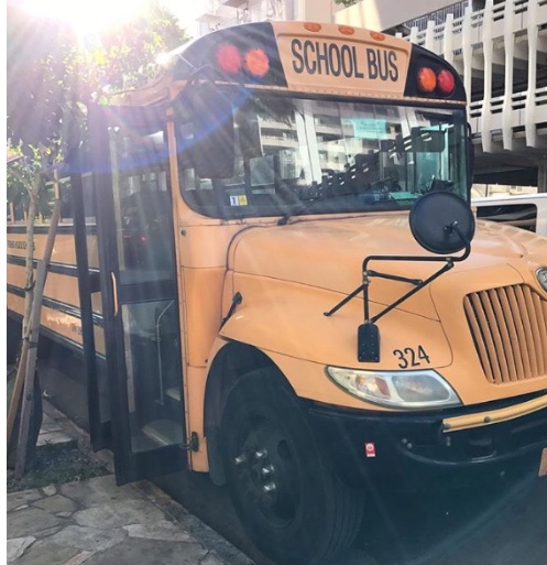 The school bus? More like the struggle bus!