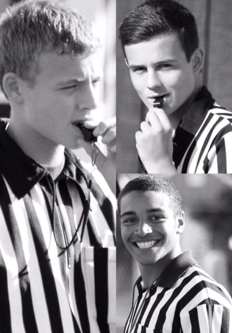 Former Referees David Leavitt(Left), Sage Duford (Top Right) and Nathan Estabrook (Bottom Right)