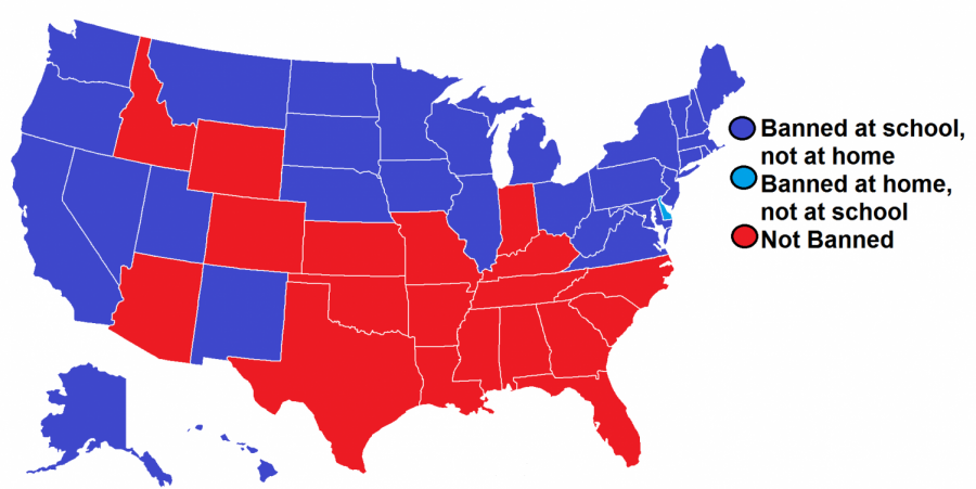 States that still allow Corporal Punishment