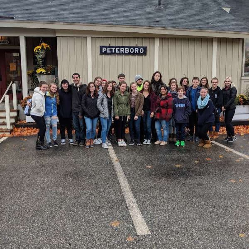 Cast and crew in Peterborough, NH