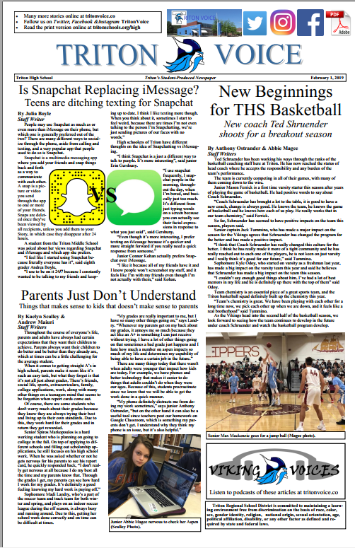 For the Triton Voice for Feb. 1, click the text at left