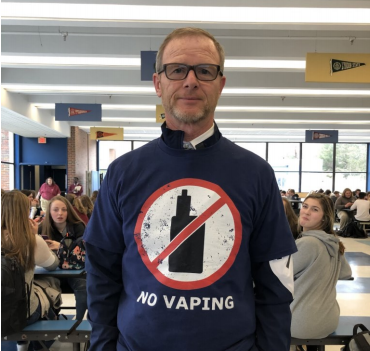 Assistant Principal Scott Brennan has led the way in the administrations efforts to stop vaping.