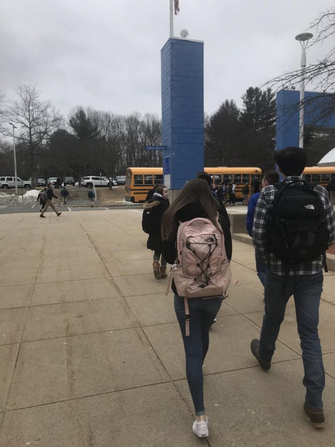 Students leave school 90 minutes early on a recent early-release day.