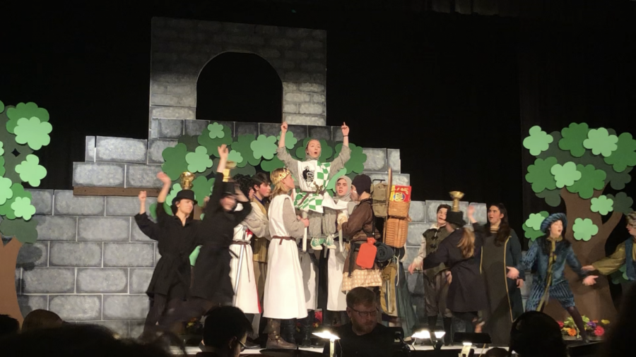 The cast of the Triton production of Spamalot take to the stage this weekend!