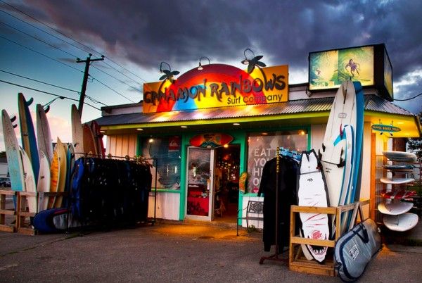 Cinnamon Rainbows is a surf shop in Hampton, NH, which has become popular with students.