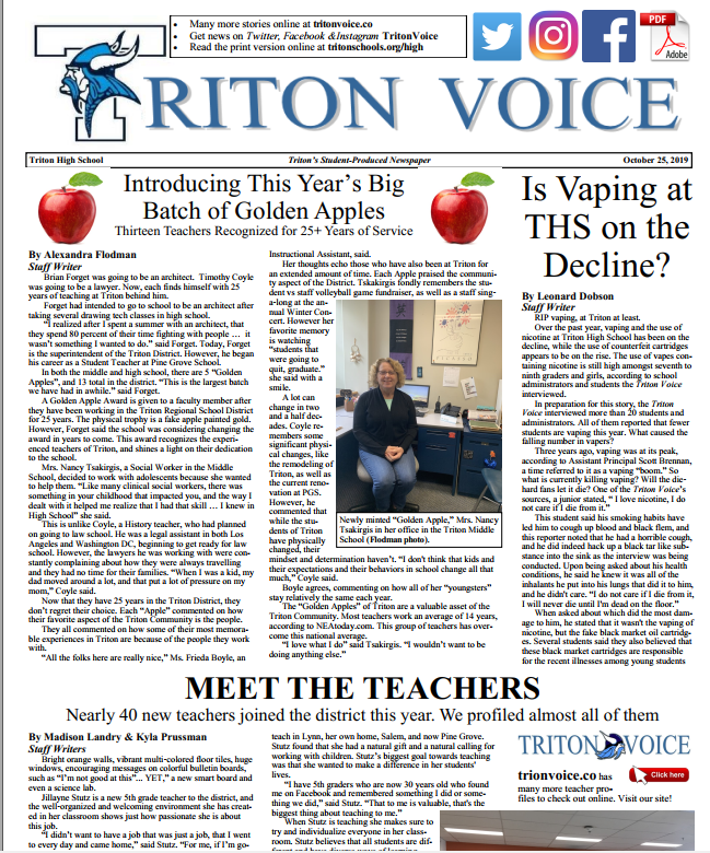 Triton Voice for Oct. 25, 2019