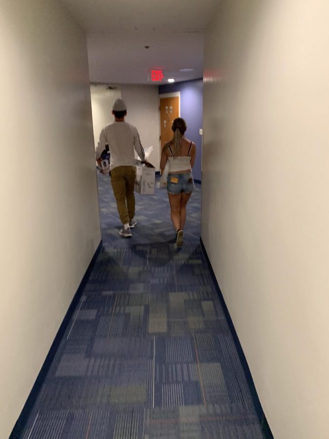 Umass Lowell Freshman Madison Butler Moving into her dorm- Triton Voice Picture