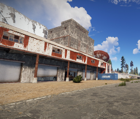In-game screenshot of an abandoned building.