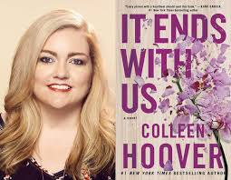 Hoover next to the cover of It Ends With Us