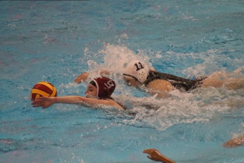 Lindsay Machado, a senior captain on the Phillips Exeter Academy Water Polo Team, overcame performance anxiety from her youth years.