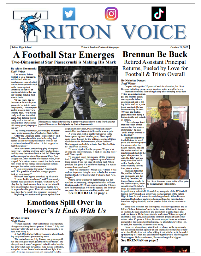 Triton Voice for Oct. 21, 2022