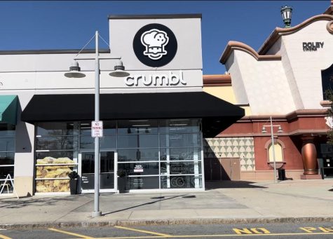 The Crumbl Cookie Store in Methuen, Mass. While some enjoy the cookies, others say they are not as hyped as they say on tiktok.