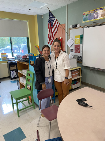       Gianna Rosello (left) and Andrea Bradley (right) are the main coordinators for student behavior. Price photo.