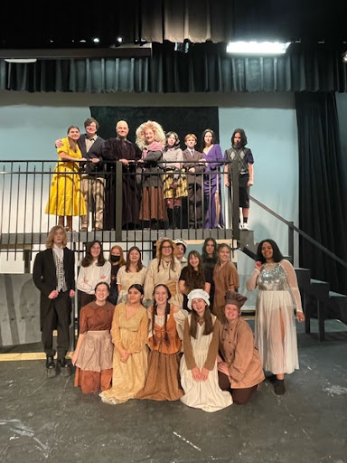 The Cast of The Addams Family Musical at Triton High School