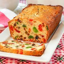 This image captures what a traditional Fruitcake can look like. 