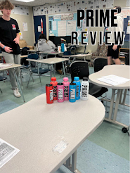 All the Prime Energy and Hydration bottles and cans that the staff tried (Nate Eaton Photo)