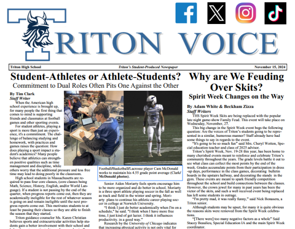 Triton Voice for Friday, November 15, 2024