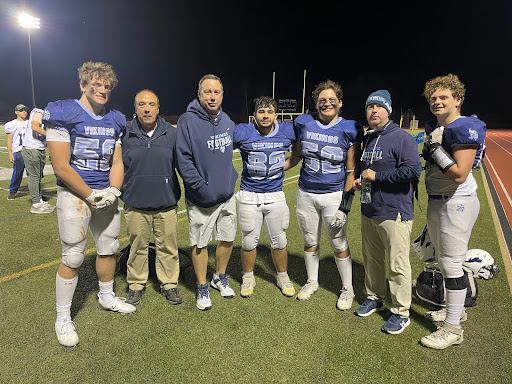 Photo of Football Line and Head Coaches