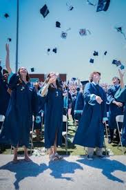 The Triton graduating class of 2024 throws their caps in the air as their high school career officially ends. 