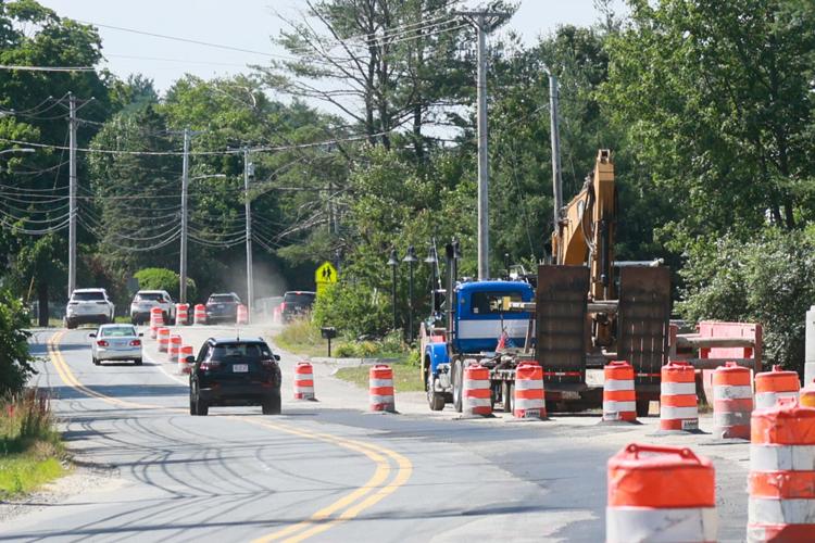 Picture from the Newburyport Daily News article from July 4, 2024 showing the construction on Route 1 in Salisbury.