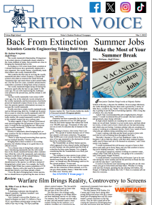 Triton Voice for Friday, May 2, 2025