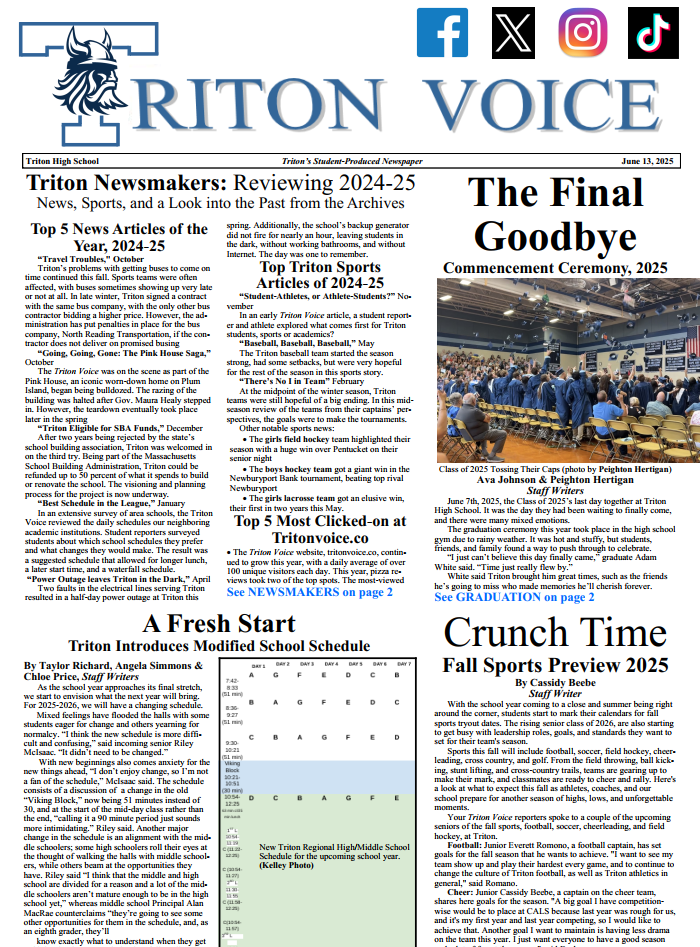 Triton Voice for Friday, June 13, 2025