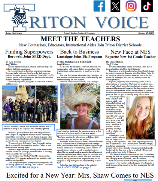 Triton Voice for Friday, October 17, 2025