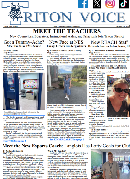 Triton Voice for Friday, October 10, 2025