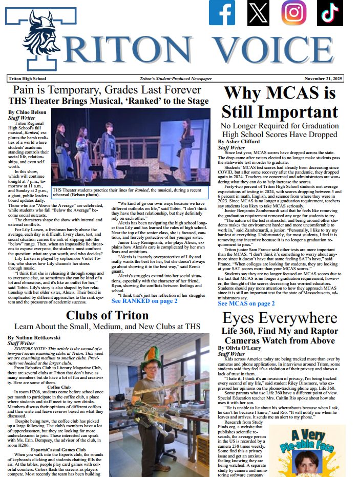 Triton Voice for Friday, November 21, 2025