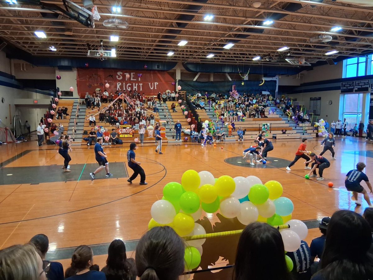 The spirit week dodgeball event for this year