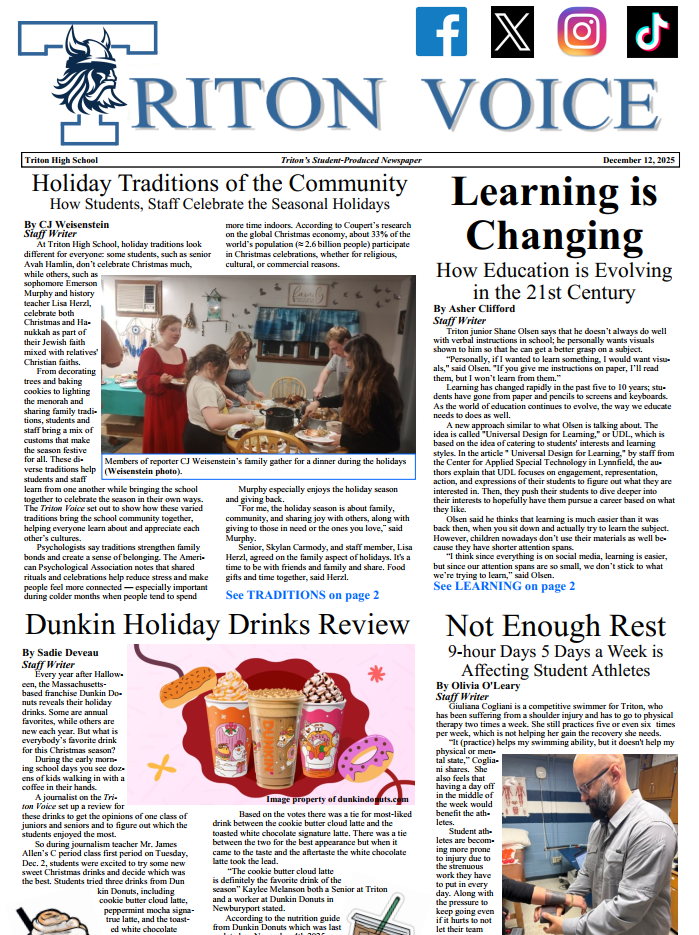 Triton Voice for Friday, December 12, 2025