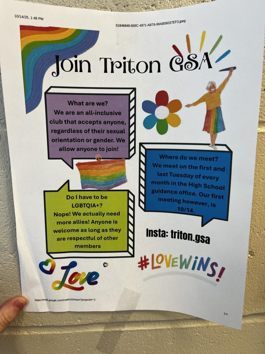GSA Poster found around the school