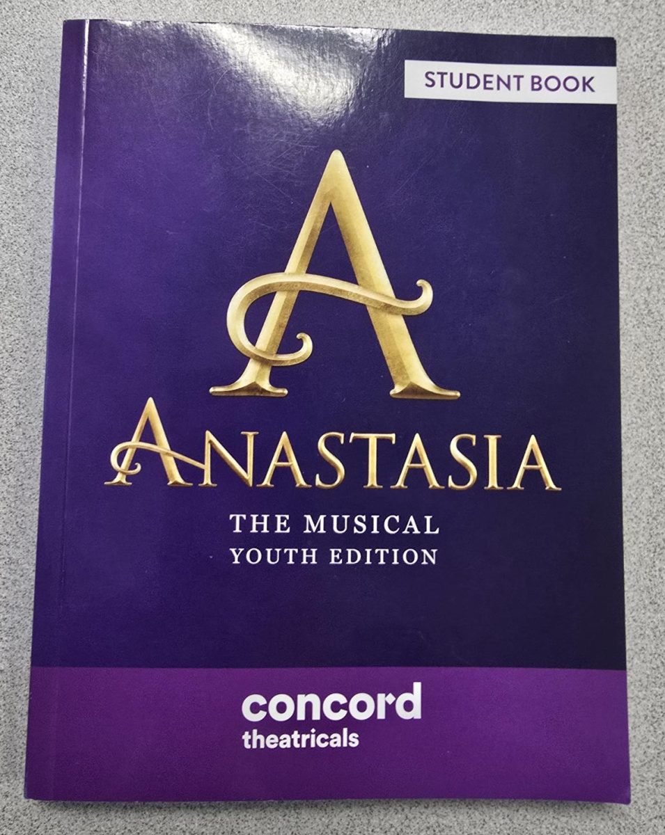 Anastasia the musical youth edtion book script owned by Chloe Belson