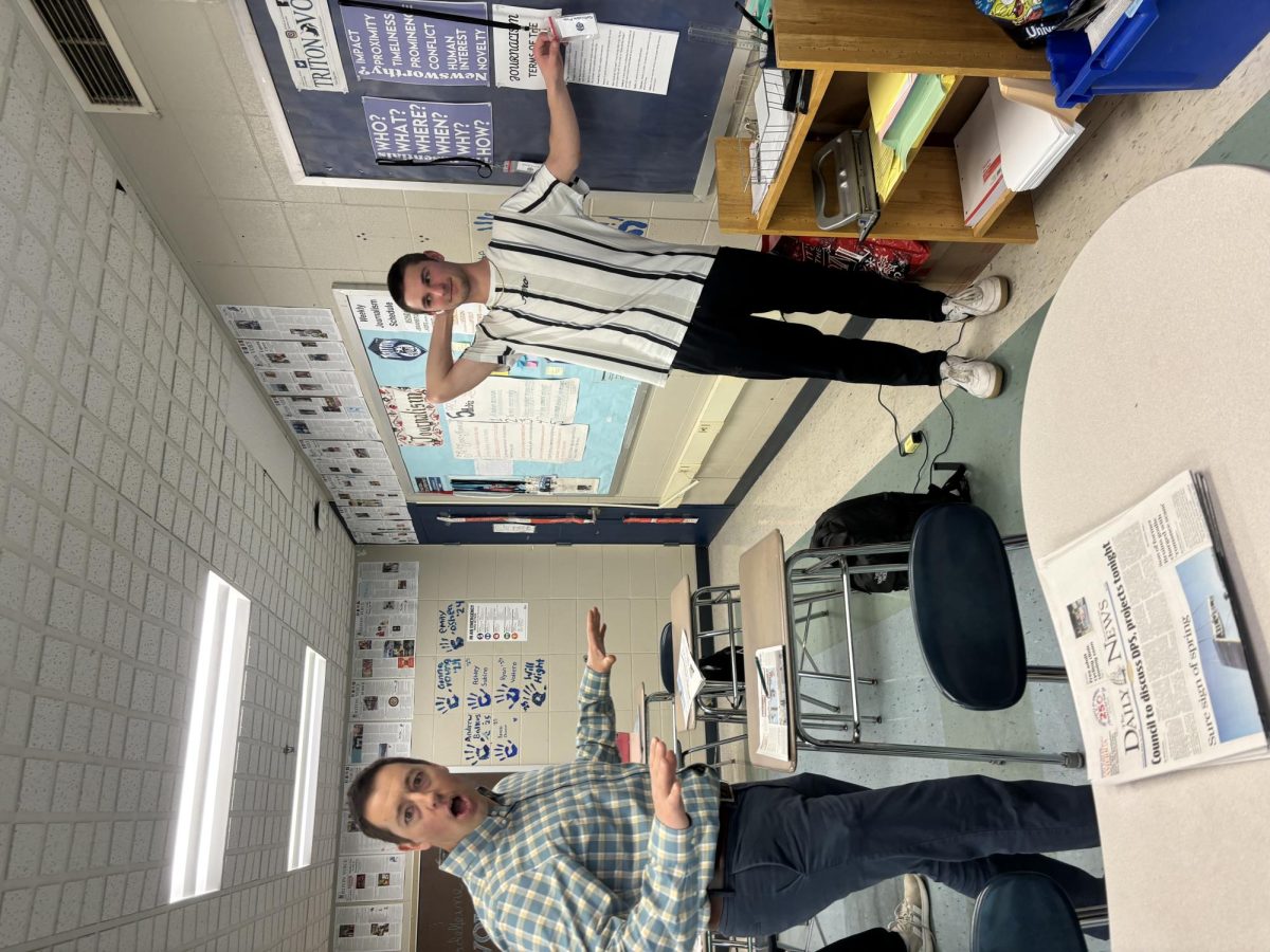 Mr Allen telling Ben Hutchinson he can't go to the bathroom. 
